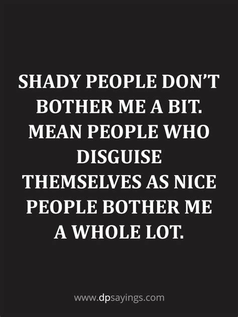 quotes about shady people.